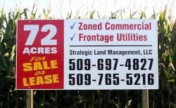mdo plywood real estate sign, Adel, Iowa